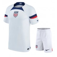 Otroški Nogometni dresi Združene države Domači SP 2022 Kratek Rokav (+ Kratke hlače)